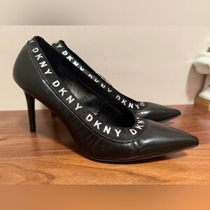 DKNY Black Heels with Pointed Toe size 11